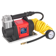 Sealey Tyre Inflator/Mini Air Compressor 12V Heavy-Duty MAC05