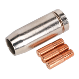 Sealey Conical Nozzle x 1 Contact Tip 0.6mm x 3 MB14