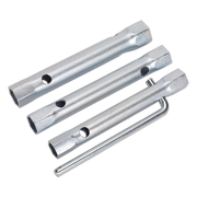 Sealey Spark Plug Box Spanner Set 3pc Long Reach Double End