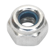 Sealey Nylon Locknut M4 Zinc Pack of 100