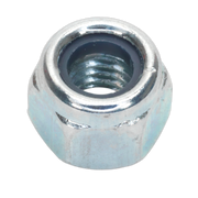 Sealey Nylon Locknut M6 Zinc Pack of 100