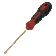 Sealey Screwdriver Slotted 3 x 75mm - Non-Sparking
