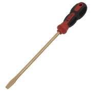 Sealey Screwdriver Slotted 8 x 200mm - Non-Sparking