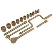 Sealey Socket Set 17pc 1/2"Sq Drive - Non-Sparking