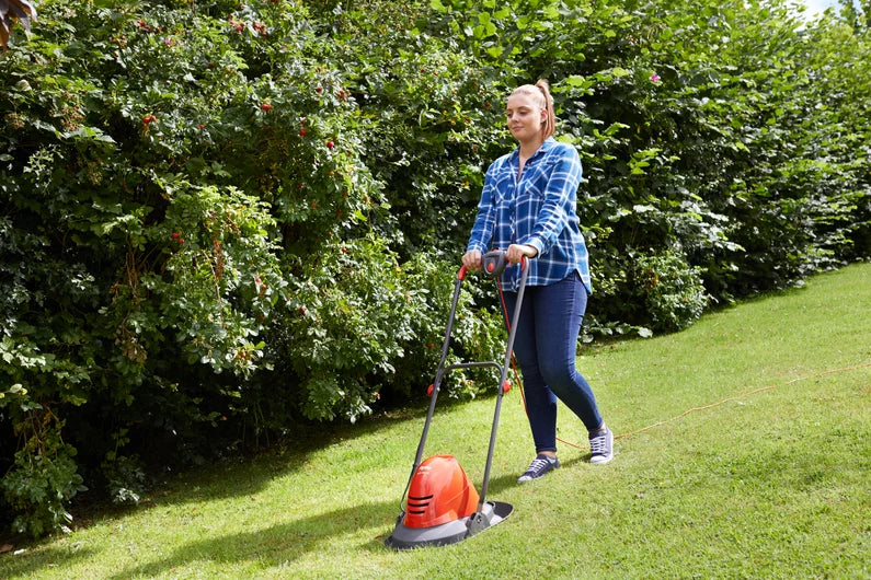 FLYMO Turbo Lite 250 – Lightweight Hover Mower for Small Lawns