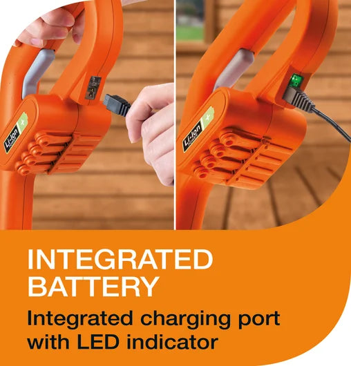 Flymo SimpliTrim Li - 14.4V Integrated Battery Grass Trimmer for Effortless Edging