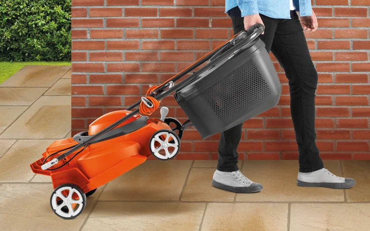 FLYMO EasiStore 380R – Compact & Powerful Rotary Lawnmower