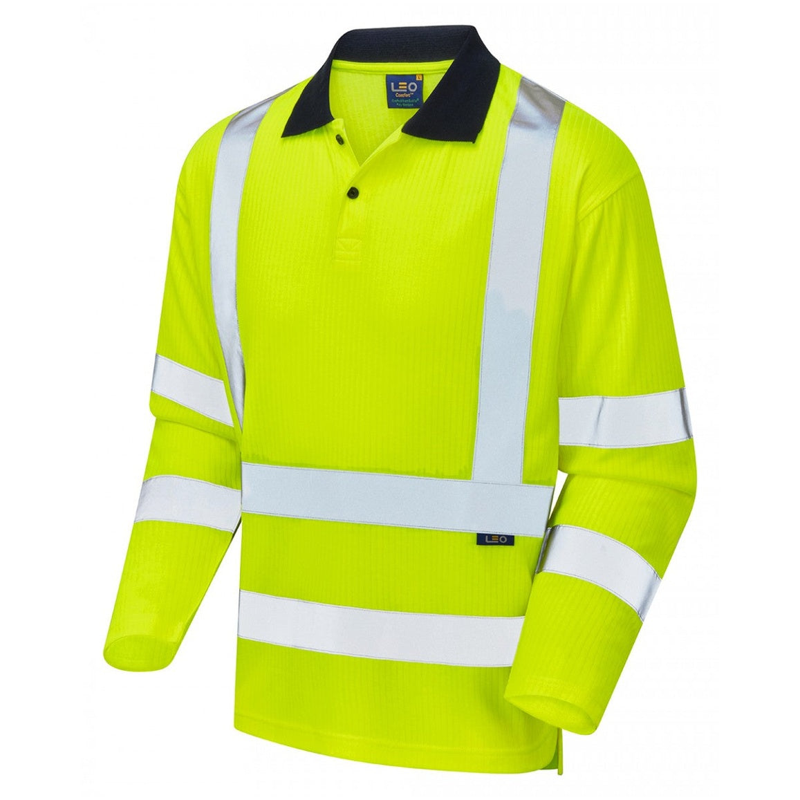 Leo Workwear SWIMBRIDGE Leo EcoViz Comfort Sleeved Polo Shirt