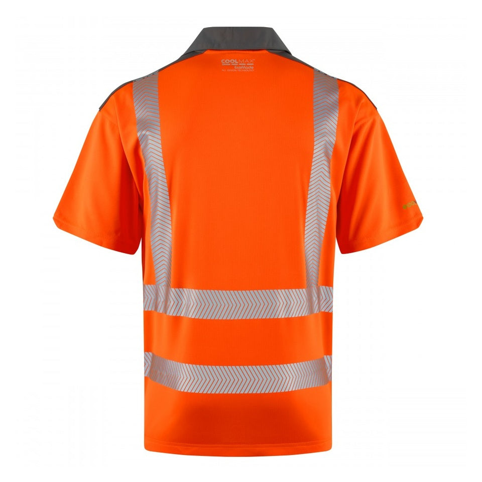 Leo Workwear TRIMSTONE Leo EcoViz COOLMAX High Performance Polo Shirt