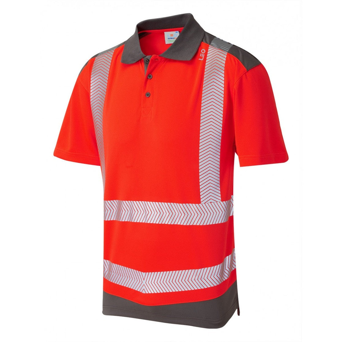 Leo Workwear PEPPERCOMBE Leo EcoViz Performance+ Dual Colour Polo Shirt