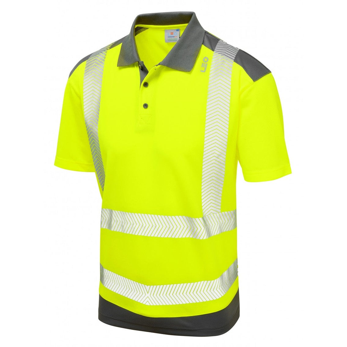 Leo Workwear PEPPERCOMBE Leo EcoViz Performance+ Dual Colour Polo Shirt