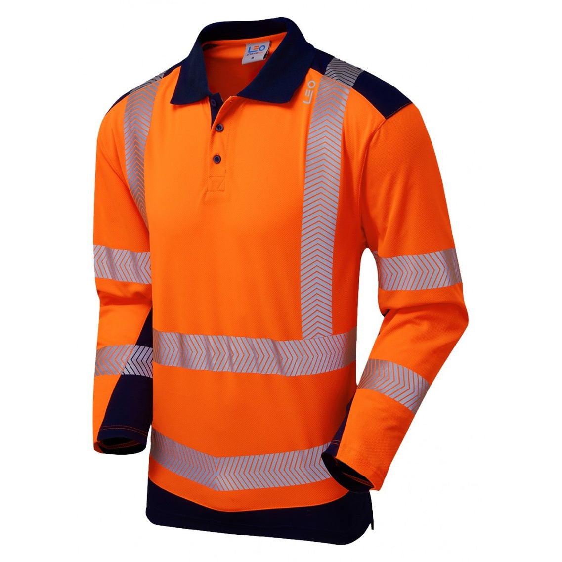 Leo Workwear WRINGCLIFF Leo EcoViz Performance + Dual Colour Polo Shirt