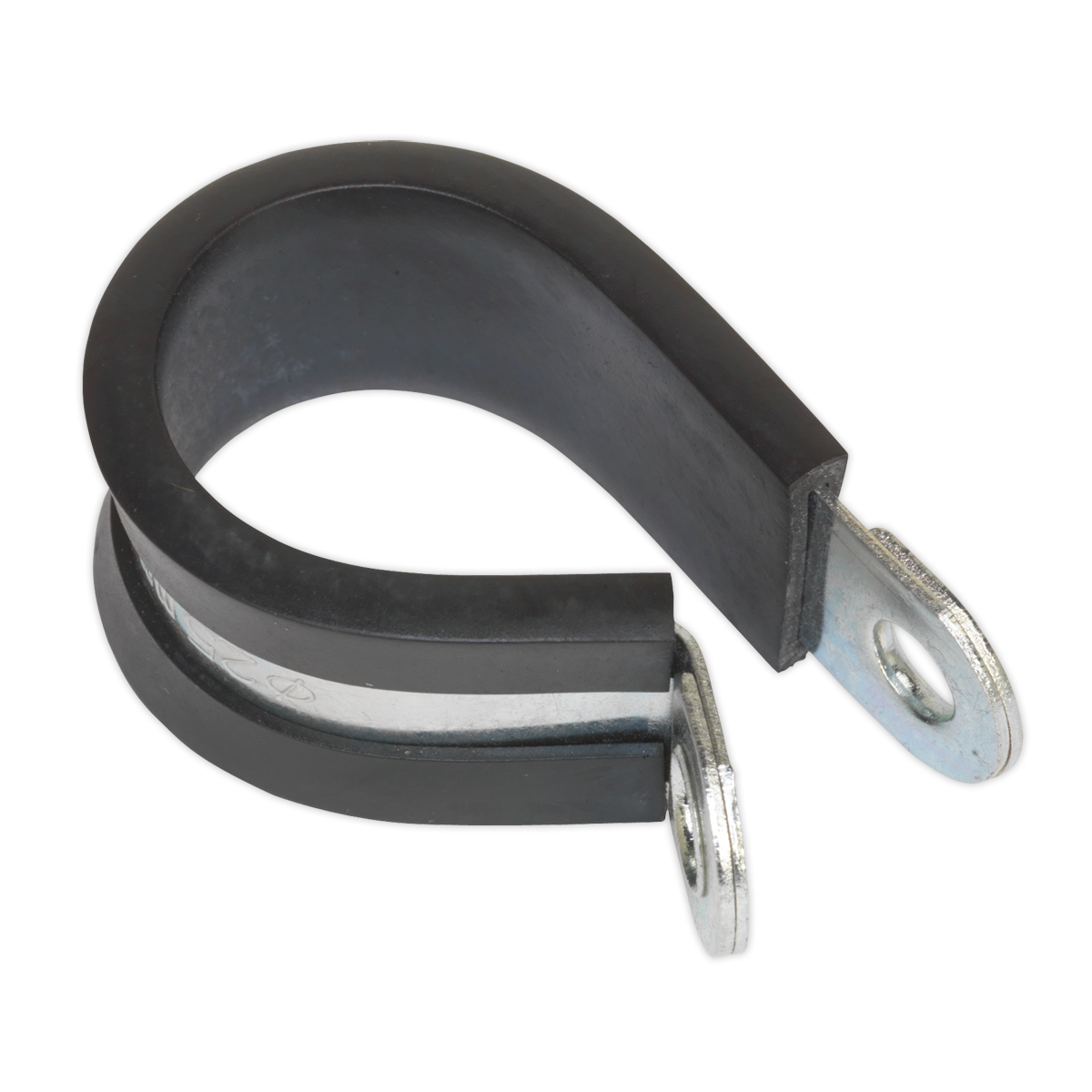 Sealey P-Clip Rubber Lined Ø25mm Pack of 25