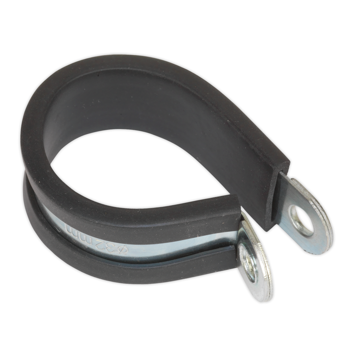 Sealey P-Clip Rubber Lined Ø35mm Pack of 25