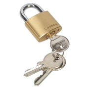 Sealey Brass Body Padlock 30mm