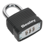 Sealey Steel Body Combination Padlock 40mm