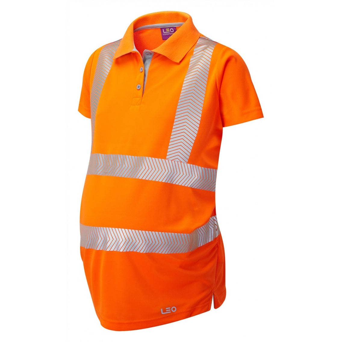 Leo Workwear LOVACOTT Leo EcoViz Performance + Maternity Polo Shirt