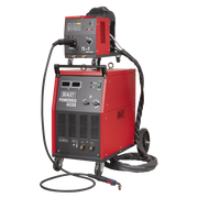 Sealey Professional MIG Welder 350A 415V 3ph with Binzel® Euro Torch & Portable Wire Drive