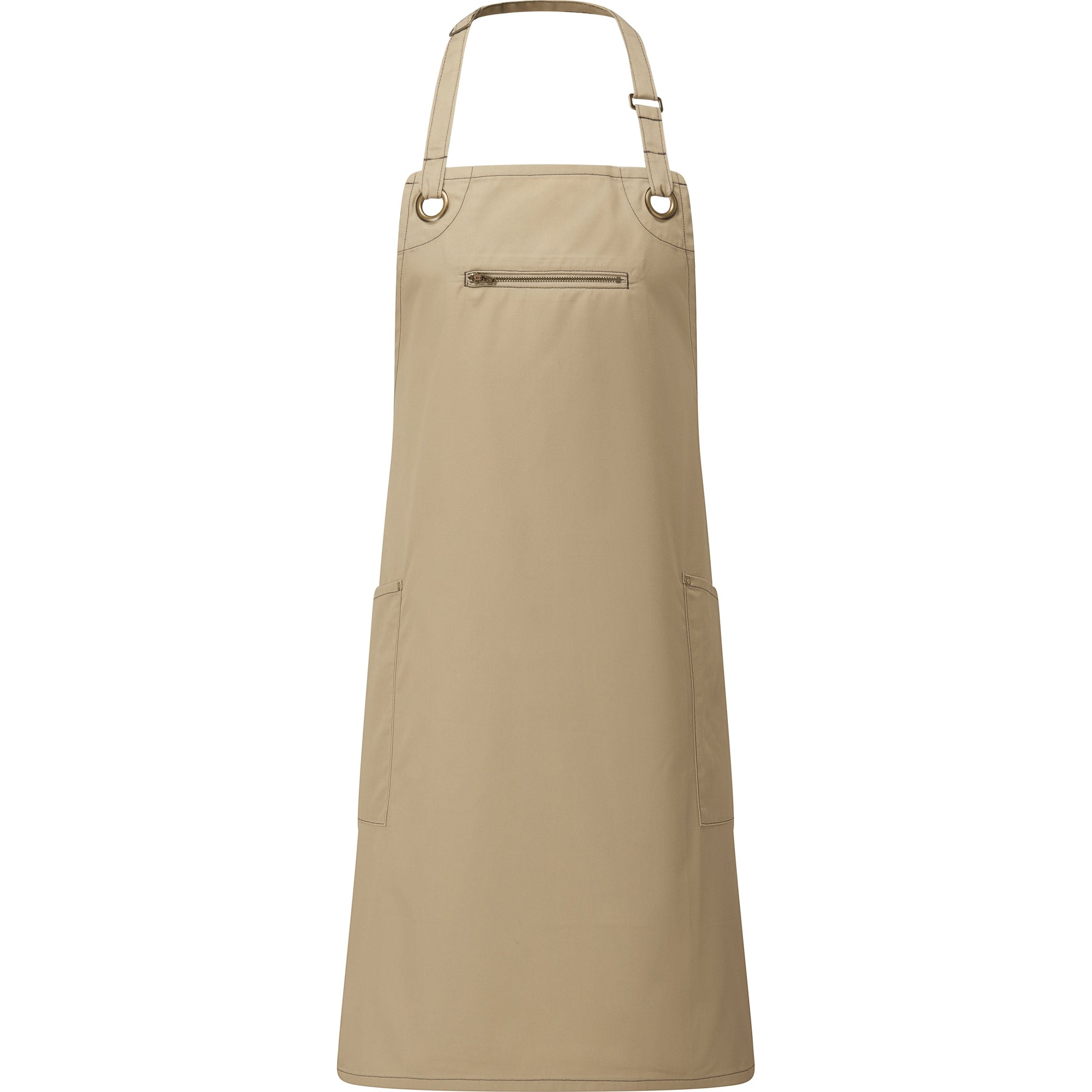 Premier Barley Contrast Stitch Bib Apron