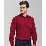 Premier Long Sleeve Poplin Shirt - Navy