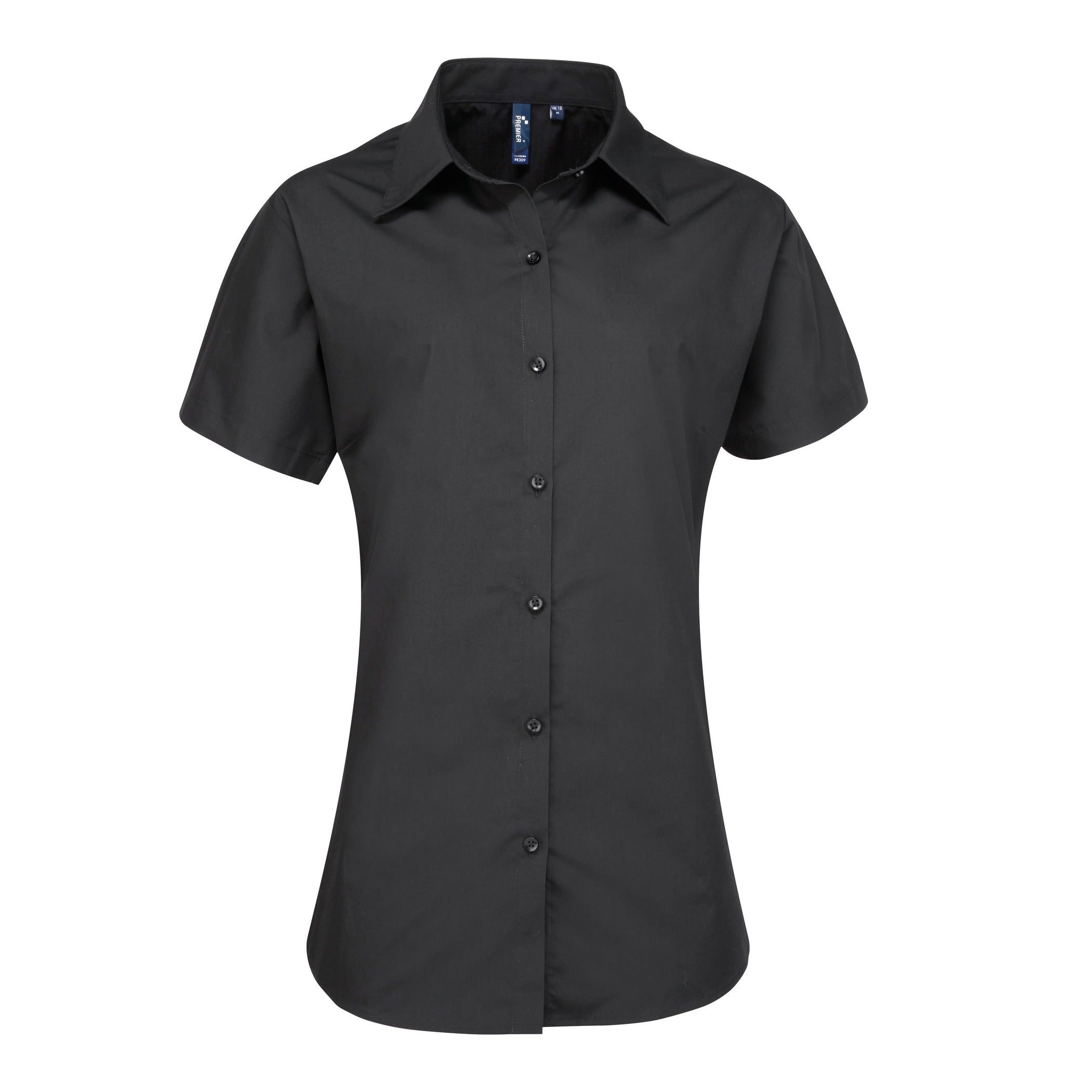 Premier Women's Supreme Poplin Short Sleeve Shirt