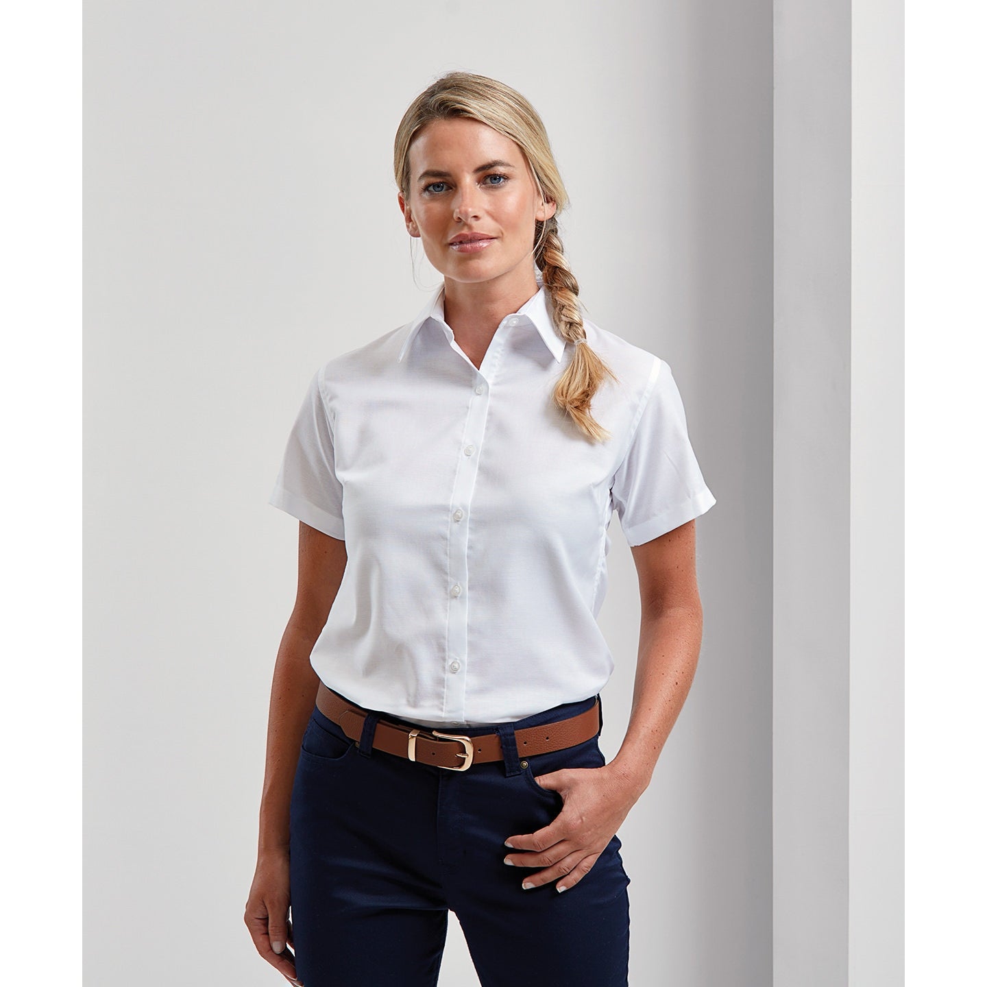 Premier Women's Signature Oxford Short Sleeve Shirt
