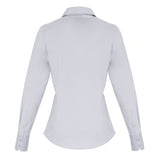 Premier Women's Stretch Fit Cotton Poplin Long Sleeve Blouse