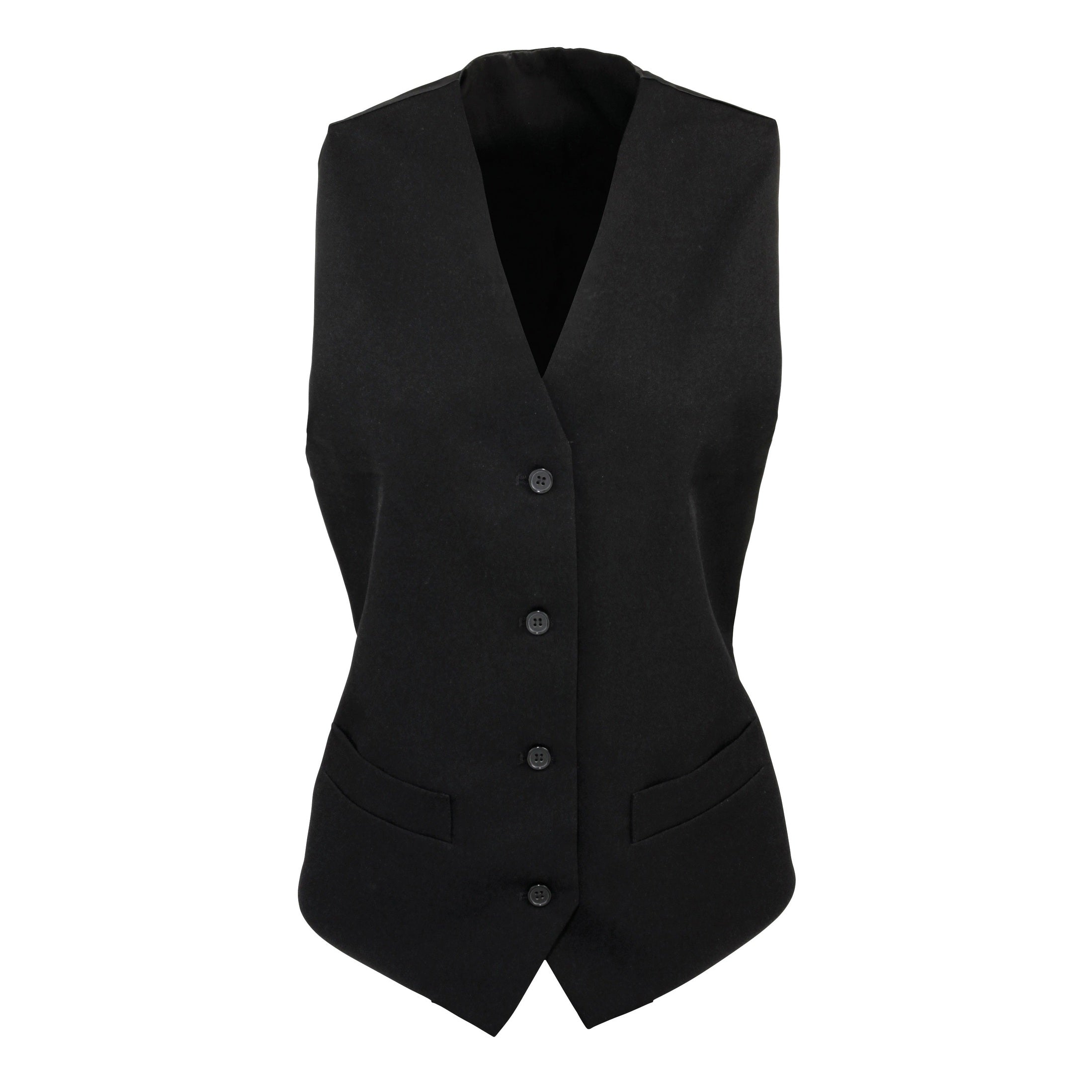 Premier Women's Lined Polyester Waistcoat
