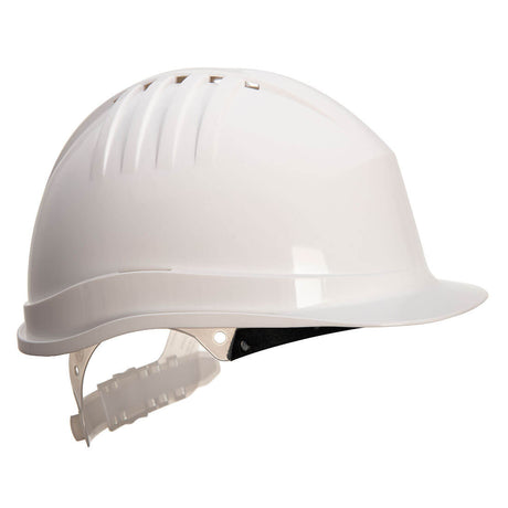 Portwest Expertline Safety Helmet (Slip Ratchet) #colour_white