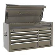 Sealey Topchest 8 Drawer 1055mm Stainless Steel Heavy-Duty