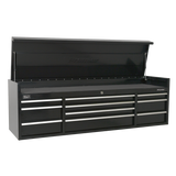 Sealey Topchest 10 Drawer 1830mm Heavy-Duty Black