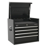 Sealey Topchest 4 Drawer 660mm Heavy-Duty Black