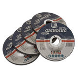 Sealey Grinding Disc Ø115 x 6mm Ø22mm Bore - Pack of 5