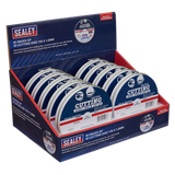 Sealey Cutting Disc 115 x 1.2mm Countertop Display Box 10 Packs of 10