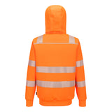 Portwest PW321 Hi-Vis Zipped Winter Hoodie