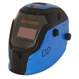Sealey Auto Darkening Welding Helmet - Shade 9-13 - Blue