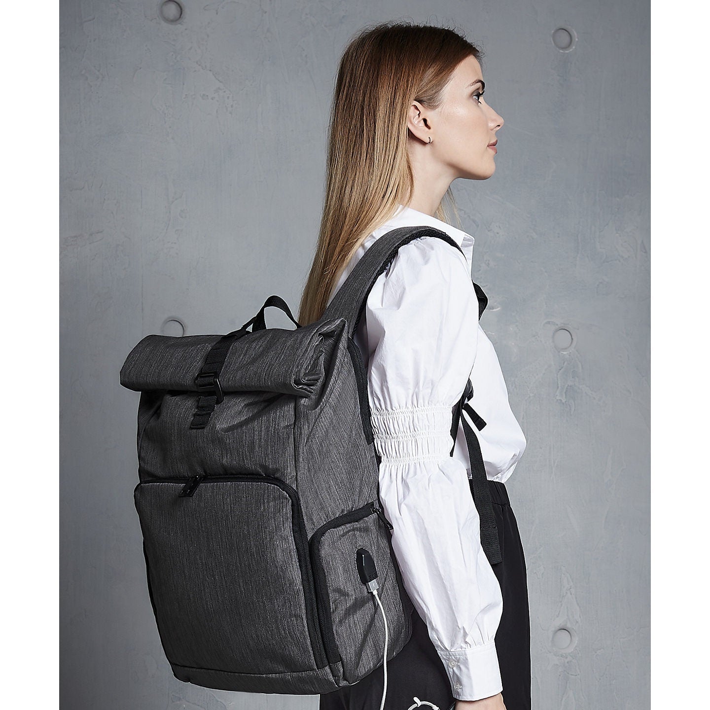 Quadra Q-Tech Charge Roll-Top Backpack