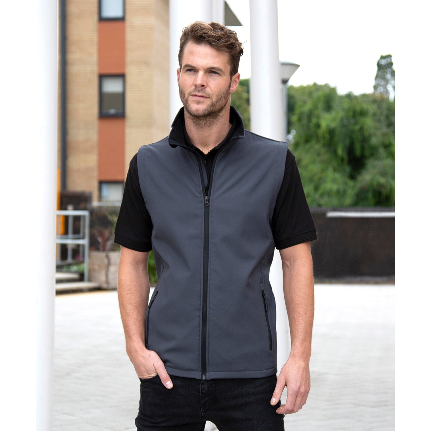 Result Core Printable Softshell Bodywarmer