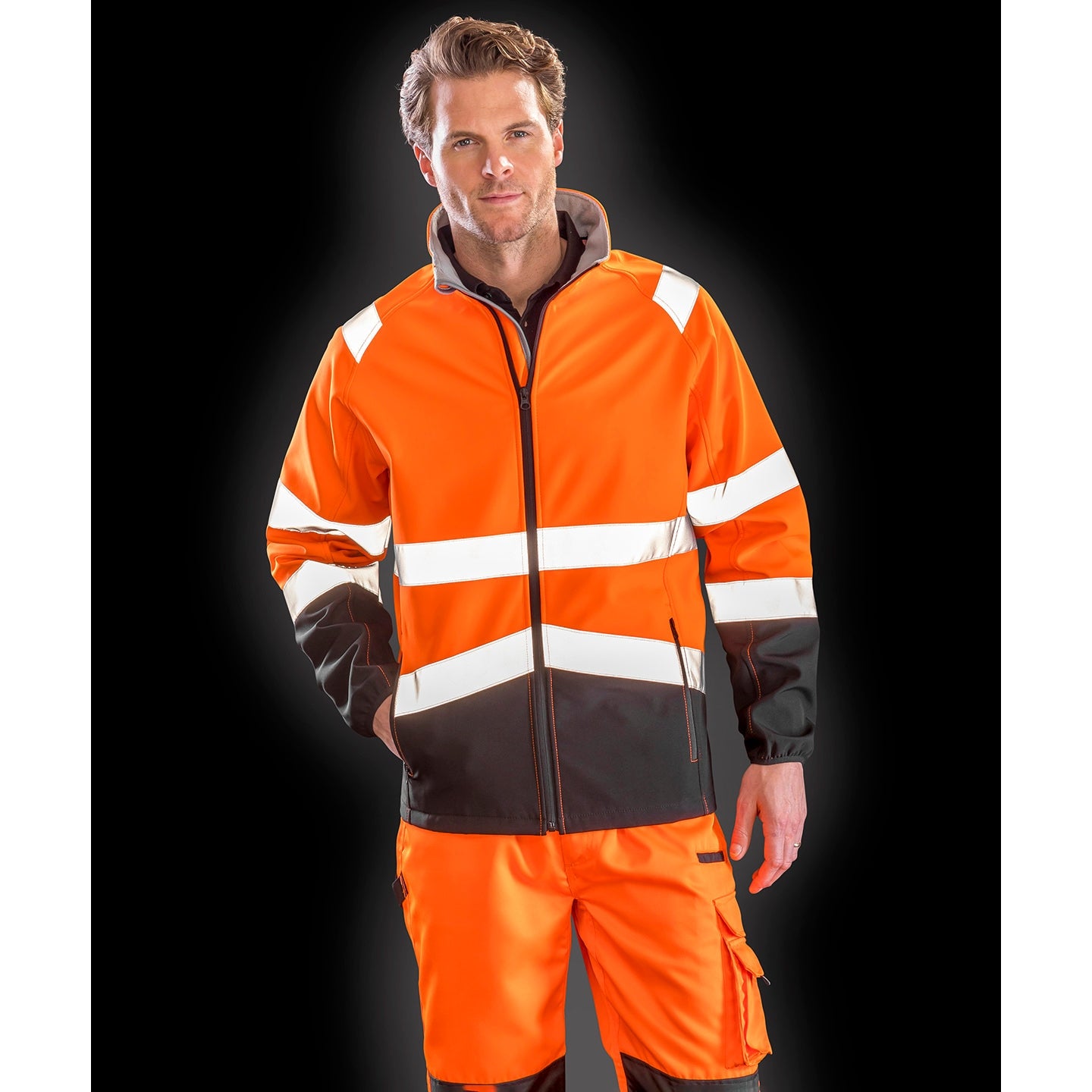 Result Safeguard Printable Safety Softshell Jacket