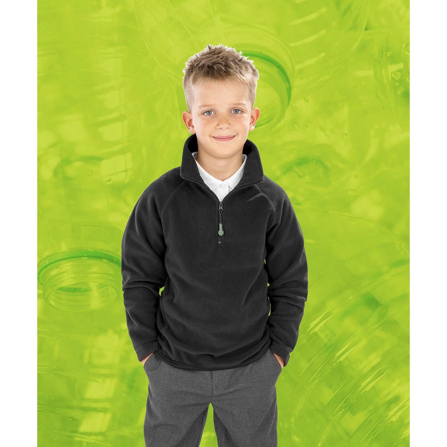 Result Genuine Recycled Junior Recycled Microfleece Top