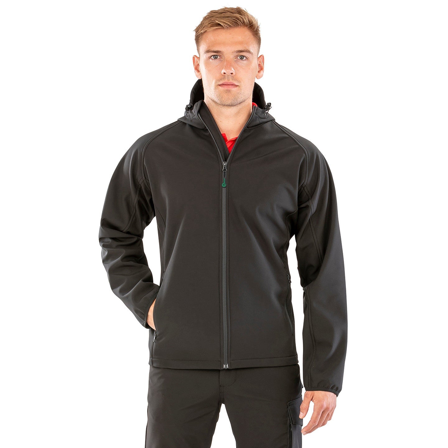 Result Genuine Recycled Recycled 3-Layer Printable Hooded Softshell