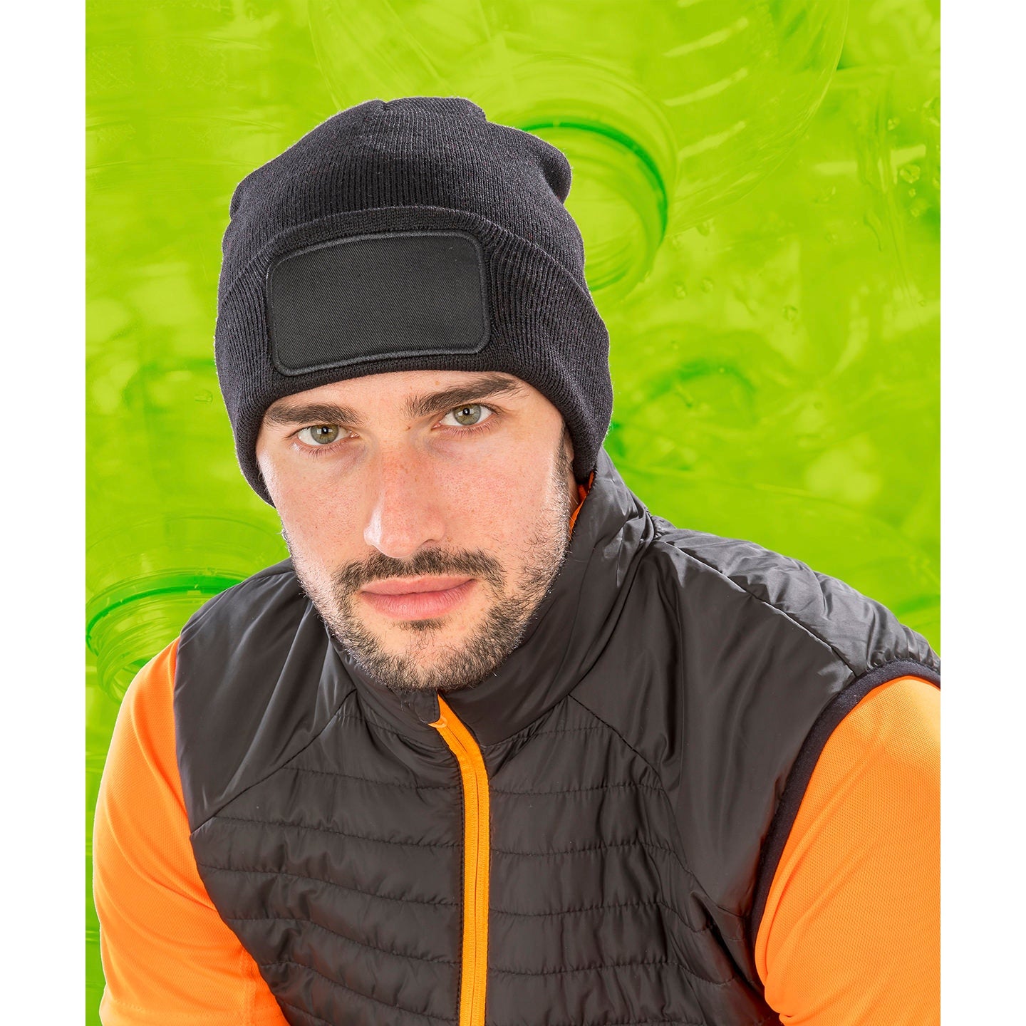 Result Genuine Recycled Recycled Double Knit Printers Beanie