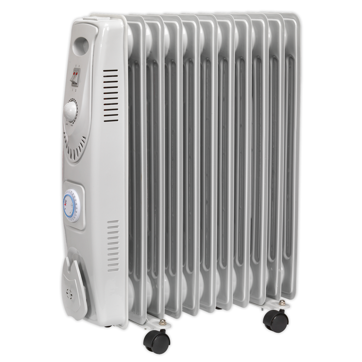 Sealey Oil Filled Radiator 2500W/230V 11-Element with Timer