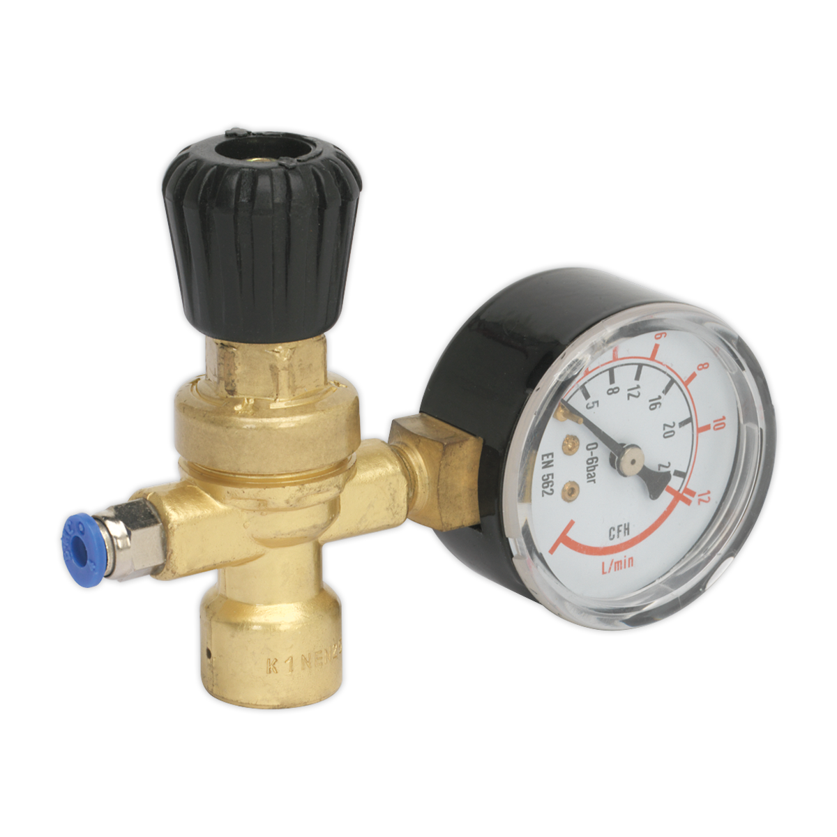 Sealey MIG Gas Regulator Disposable Cylinder 1-Gauge