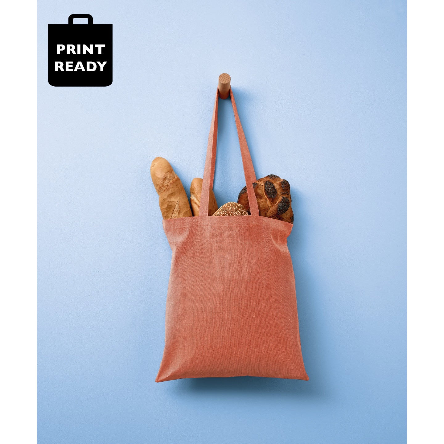 Nutshell® Recycled Cotton Shopper Long Handle