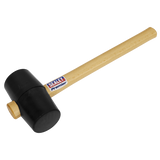 Sealey Rubber Mallet 1.75lb Black