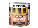 Ronseal 10 Year Woodstain Smoked Walnut 2.5 litre