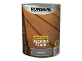 Ronseal Quick Drying Decking Stain Rocky Grey 5 litre