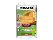 Ronseal Ultimate Protection Hardwood Garden Furniture Oil Natural 1 litre