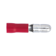 Sealey Bullet Terminal Ø4mm Male Red Pack of 100